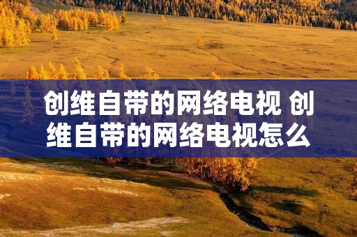 创维自带的网络电视 创维自带的网络电视怎么连接 创维自带的网络电视 创维自带的网络电视怎么连接