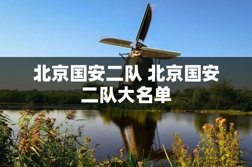 北京国安二队 北京国安二队大名单