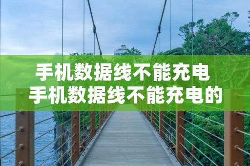 手机数据线不能充电 手机数据线不能充电的原因 手机数据线不能充电 手机数据线不能充电的原因
