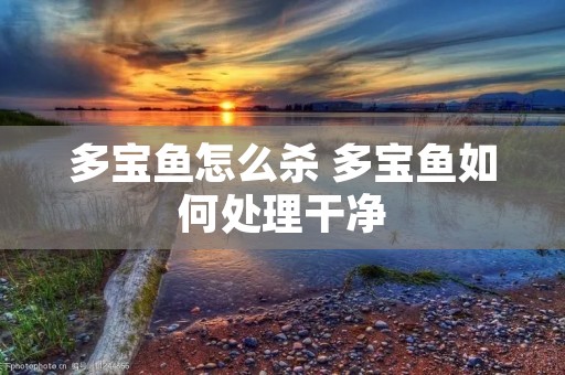 多宝鱼怎么杀 多宝鱼如何处理干净
