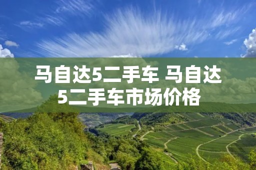 马自达5二手车 马自达5二手车市场价格