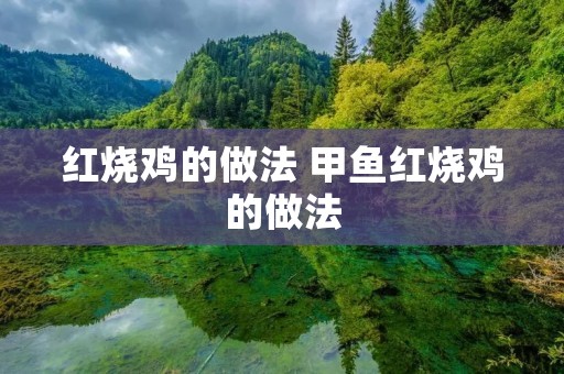 红烧鸡的做法 甲鱼红烧鸡的做法
