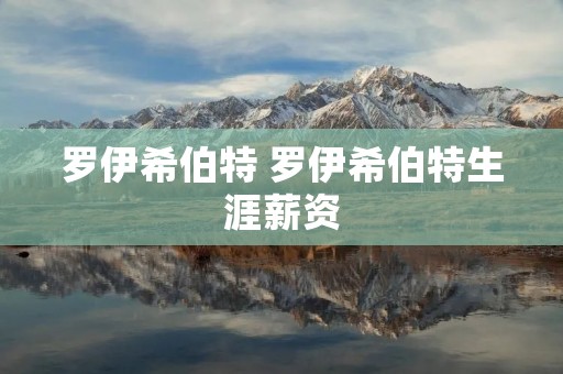 罗伊希伯特 罗伊希伯特生涯薪资