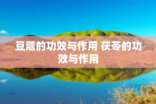 豆蔻的功效与作用 茯苓的功效与作用 豆蔻的功效与作用 茯苓的功效与作用