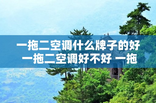 一拖二空调什么牌子的好 一拖二空调好不好 一拖二空调优缺点大解析