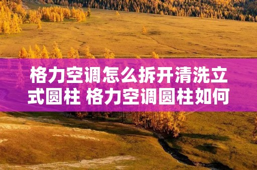 格力空调怎么拆开清洗立式圆柱 格力空调圆柱如何拆开外壳清洗滤网