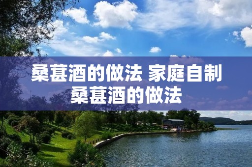 桑葚酒的做法 家庭自制桑葚酒的做法