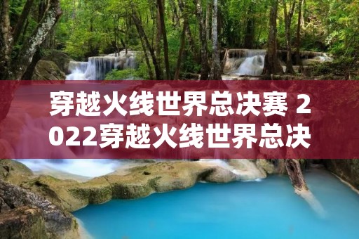 穿越火线世界总决赛 2022穿越火线世界总决赛