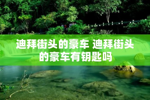 迪拜街头的豪车 迪拜街头的豪车有钥匙吗