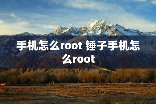 手机怎么root 锤子手机怎么root 手机怎么root 锤子手机怎么root