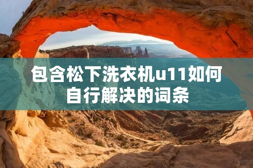 包含松下洗衣机u11如何自行解决的词条