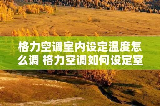 格力空调室内设定温度怎么调 格力空调如何设定室内温度
