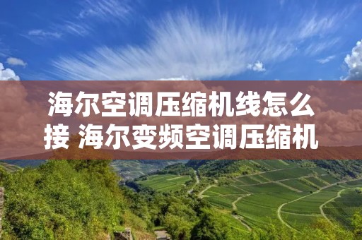 海尔空调压缩机线怎么接 海尔变频空调压缩机接线图 海尔空调压缩机线怎么接 海尔变频空调压缩机接线图