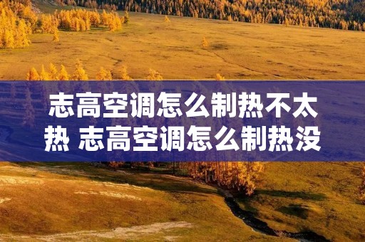 志高空调怎么制热不太热 志高空调怎么制热没反应 志高空调怎么制热不太热 志高空调怎么制热没反应