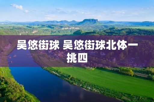 吴悠街球 吴悠街球北体一挑四