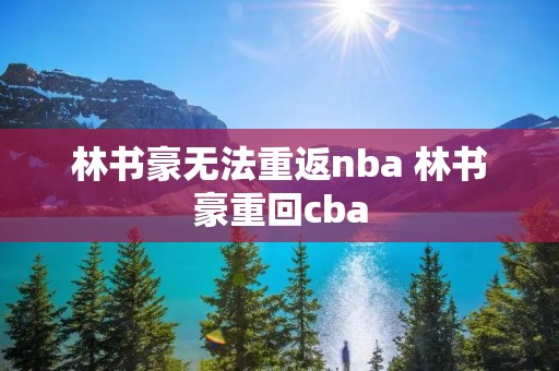 林书豪无法重返nba 林书豪重回cba 林书豪无法重返nba 林书豪重回cba