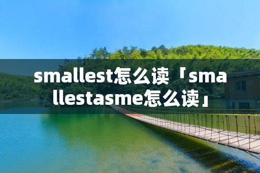 smallest怎么读「smallestasme怎么读」