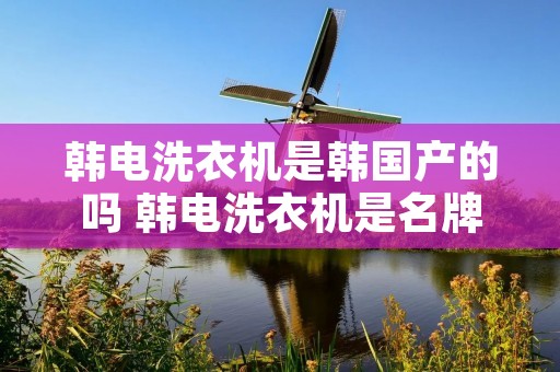 韩电洗衣机是韩国产的吗 韩电洗衣机是名牌吗 韩电洗衣机是韩国产的吗 韩电洗衣机是名牌吗