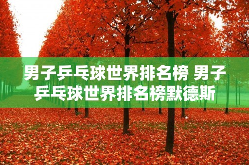 男子乒乓球世界排名榜 男子乒乓球世界排名榜默德斯 男子乒乓球世界排名榜 男子乒乓球世界排名榜默德斯