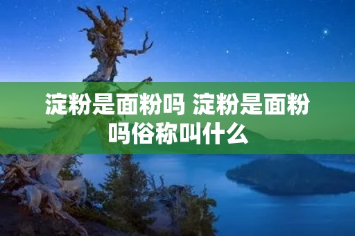 淀粉是面粉吗 淀粉是面粉吗俗称叫什么 淀粉是面粉吗 淀粉是面粉吗俗称叫什么