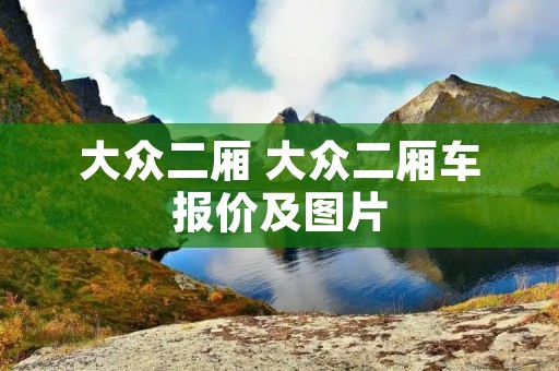 大众二厢 大众二厢车报价及图片