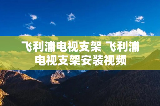 飞利浦电视支架 飞利浦电视支架安装视频
