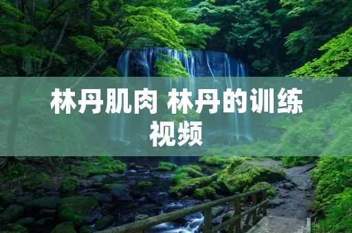 林丹肌肉 林丹的训练视频