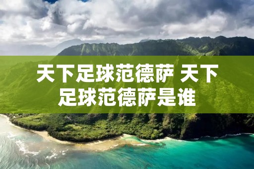天下足球范德萨 天下足球范德萨是谁 天下足球范德萨 天下足球范德萨是谁