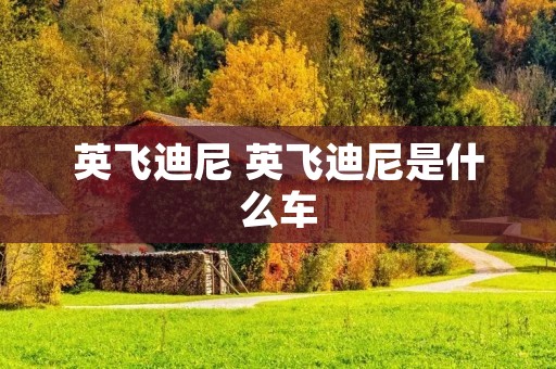 英飞迪尼 英飞迪尼是什么车