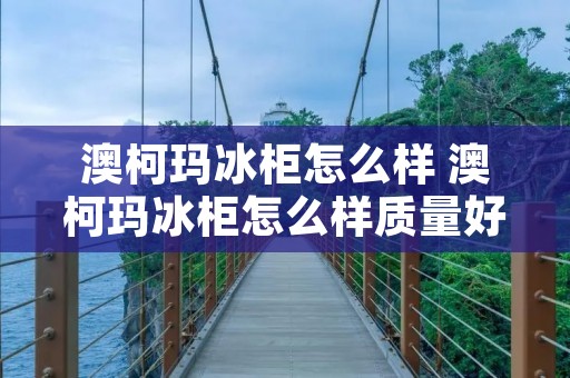 澳柯玛冰柜怎么样 澳柯玛冰柜怎么样质量好不好 澳柯玛冰柜怎么样 澳柯玛冰柜怎么样质量好不好