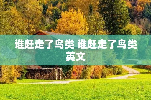 谁赶走了鸟类 谁赶走了鸟类英文