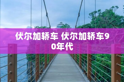 伏尔加轿车 伏尔加轿车90年代
