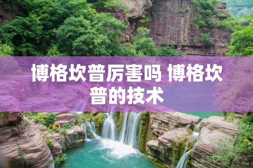 博格坎普厉害吗 博格坎普的技术 博格坎普厉害吗 博格坎普的技术