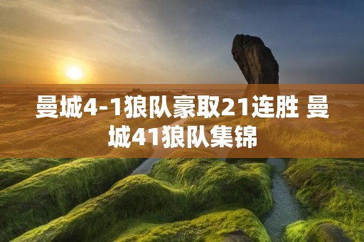 曼城4-1狼队豪取21连胜 曼城41狼队集锦