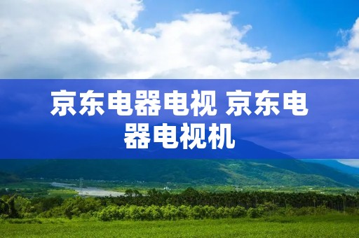 京东电器电视 京东电器电视机