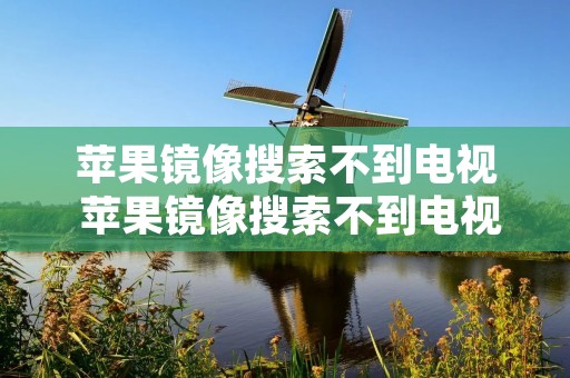 苹果镜像搜索不到电视 苹果镜像搜索不到电视,别的手机可以