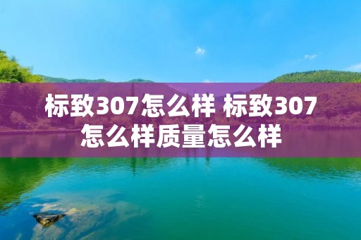 标致307怎么样 标致307怎么样质量怎么样