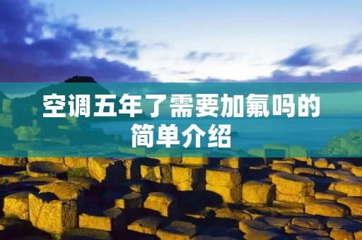 空调五年了需要加氟吗的简单介绍