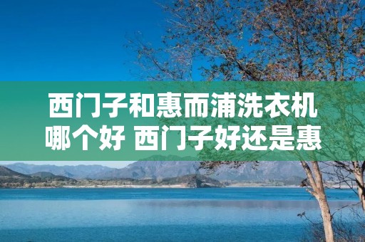 西门子和惠而浦洗衣机哪个好 西门子好还是惠而浦好