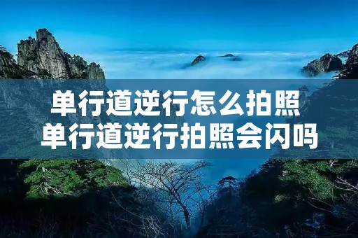 单行道逆行怎么拍照 单行道逆行拍照会闪吗 单行道逆行怎么拍照 单行道逆行拍照会闪吗