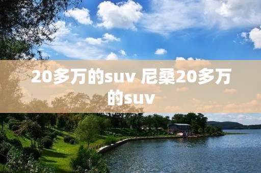 20多万的suv 尼桑20多万的suv