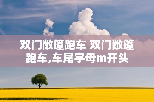 双门敞篷跑车 双门敞篷跑车,车尾字母m开头 双门敞篷跑车 双门敞篷跑车,车尾字母m开头