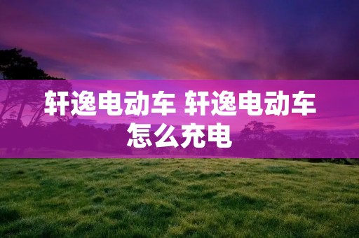 轩逸电动车 轩逸电动车怎么充电 轩逸电动车 轩逸电动车怎么充电
