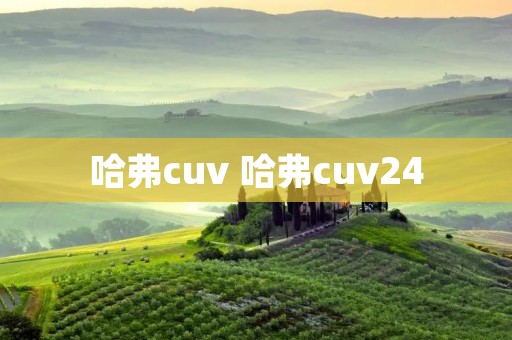 哈弗cuv 哈弗cuv24 哈弗cuv 哈弗cuv24