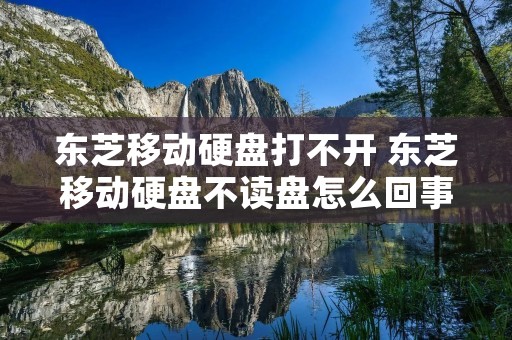 东芝移动硬盘打不开 东芝移动硬盘不读盘怎么回事