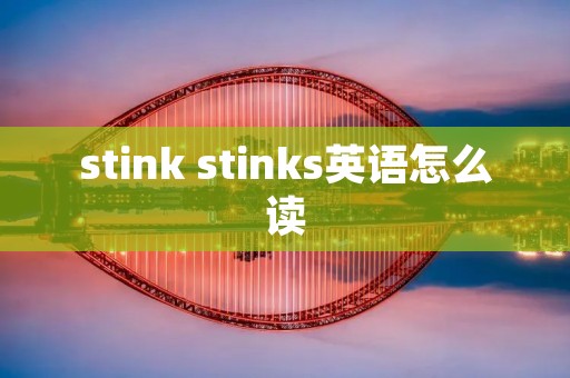 stink stinks英语怎么读