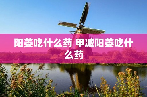 阳萎吃什么药 甲减阳萎吃什么药 阳萎吃什么药 甲减阳萎吃什么药