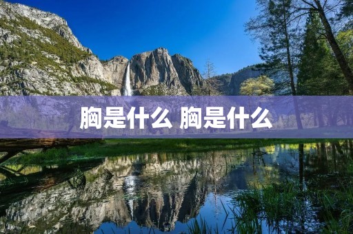 胸是什么 胸是什么 胸是什么 胸是什么