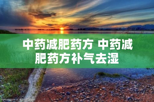 中药减肥药方 中药减肥药方补气去湿