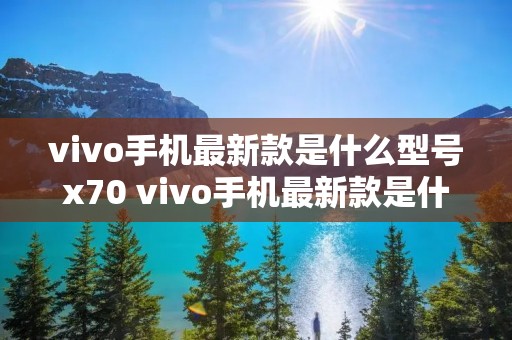 vivo手机最新款是什么型号x70 vivo手机最新款是什么型号s12